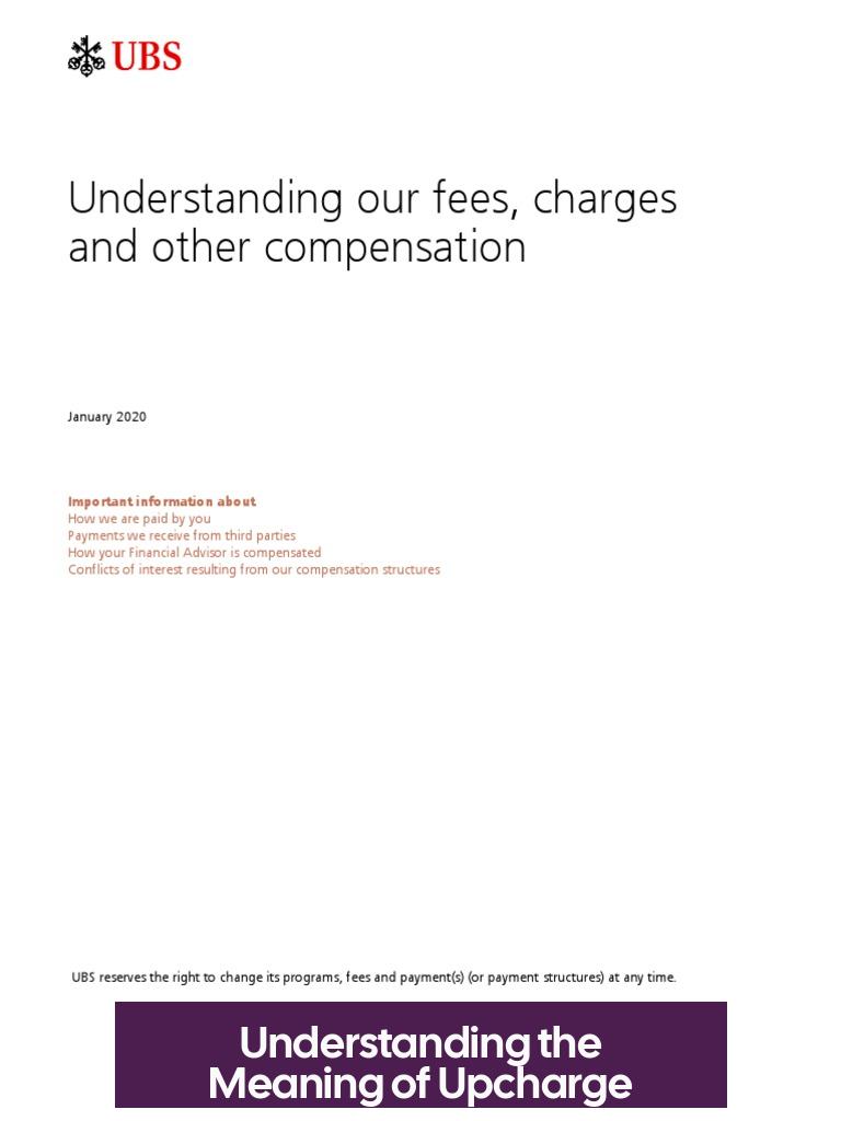 Understanding the Meaning of Upcharge