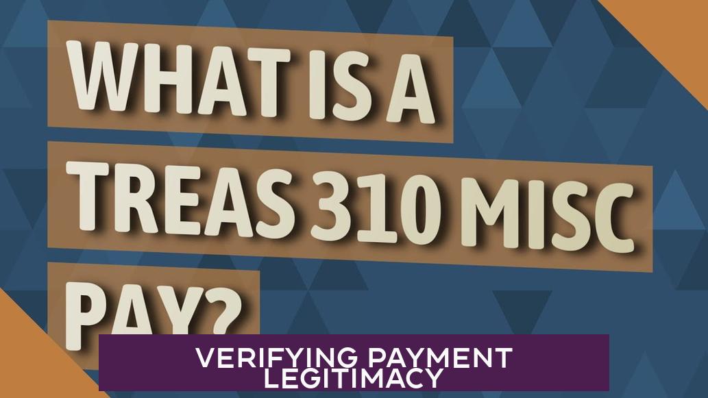 Verifying Payment Legitimacy