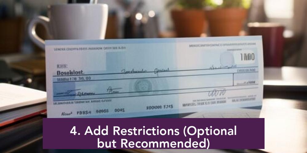 4. Add Restrictions (Optional but Recommended)