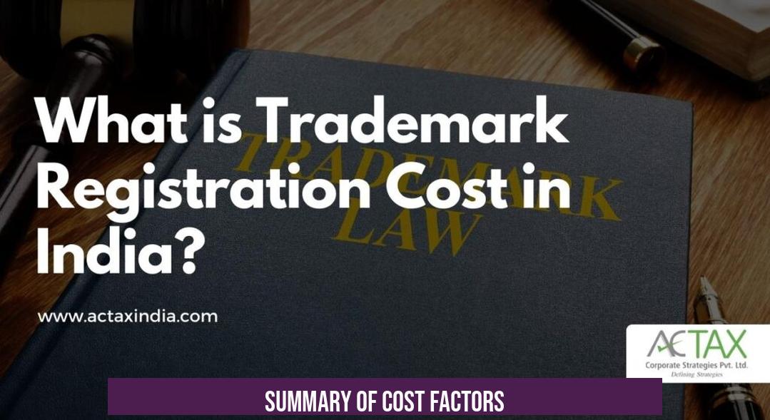 Summary of Cost Factors