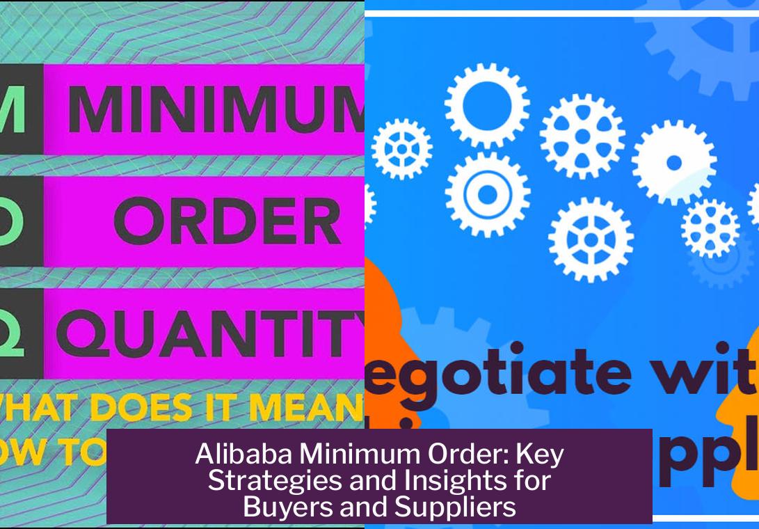 Alibaba Minimum Order: Key Strategies and Insights for Buyers and Suppliers