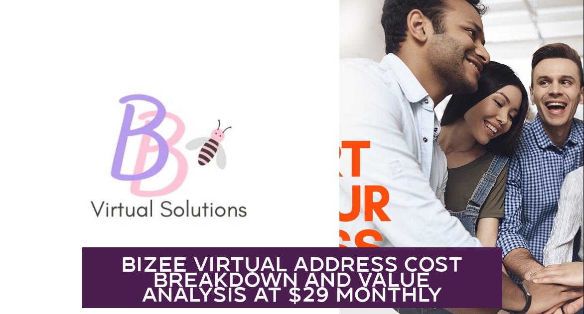 Bizee Virtual Address Cost Breakdown and Value Analysis at $29 Monthly