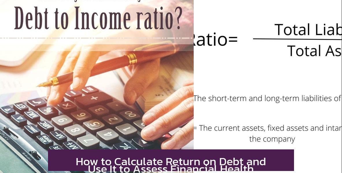 How to Calculate Return on Debt and Use It to Assess Financial Health