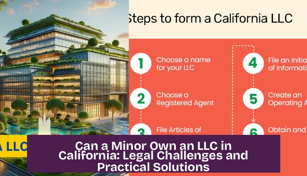 Can a Minor Own an LLC in California: Legal Challenges and Practical Solutions