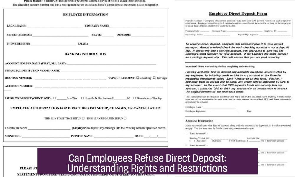 Can Employees Refuse Direct Deposit: Understanding Rights and Restrictions