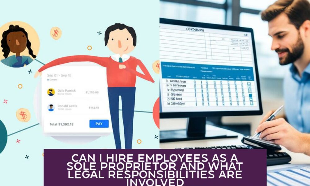 Can I Hire Employees as a Sole Proprietor and What Legal Responsibilities Are Involved