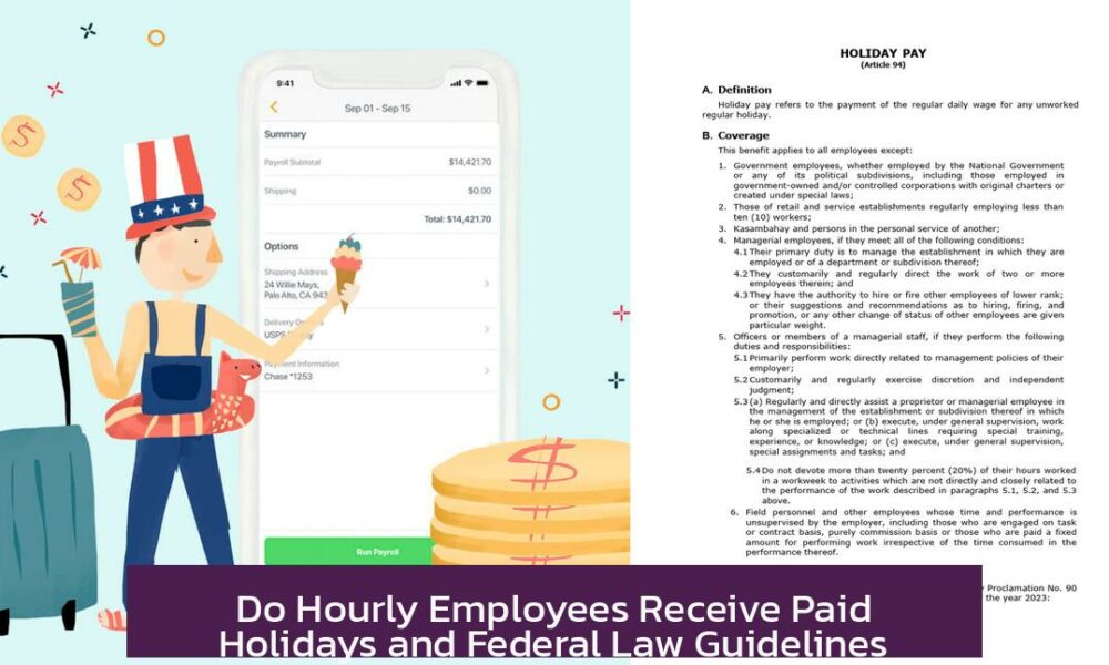 Do Hourly Employees Receive Paid Holidays and Federal Law Guidelines