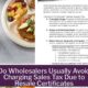 Do Wholesalers Usually Avoid Charging Sales Tax Due to Resale Certificates