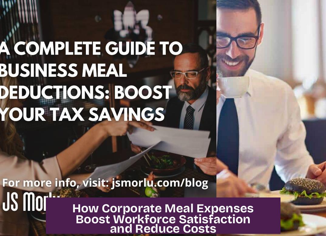 How Corporate Meal Expenses Boost Workforce Satisfaction and Reduce Costs