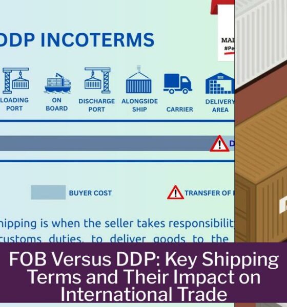 FOB Versus DDP: Key Shipping Terms and Their Impact on International Trade