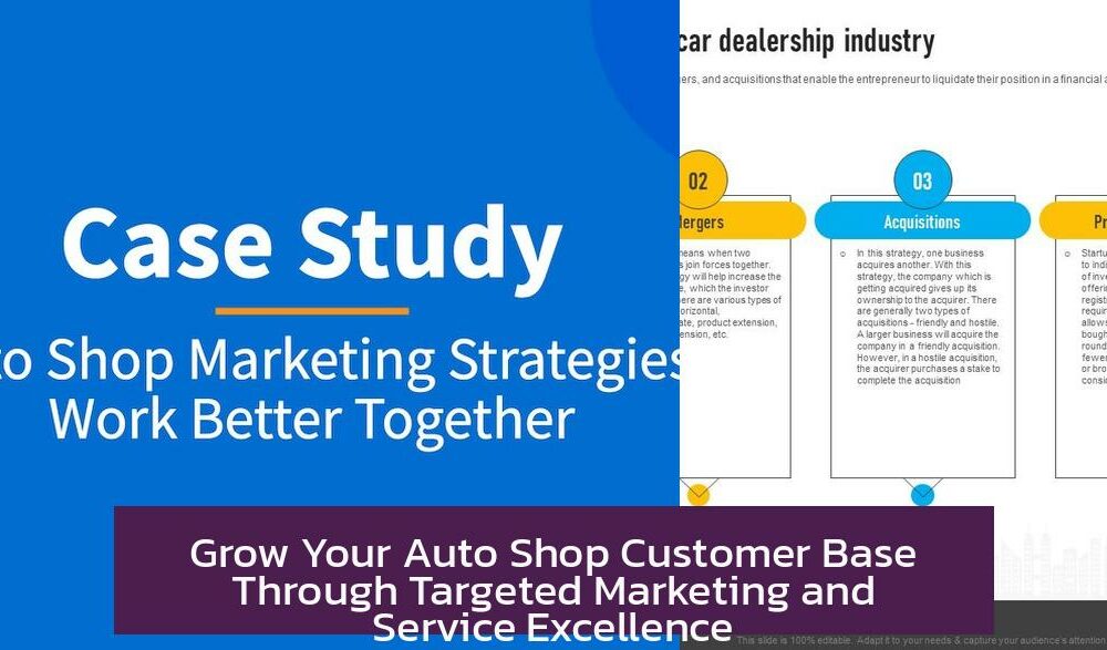 Grow Your Auto Shop Customer Base Through Targeted Marketing and Service Excellence