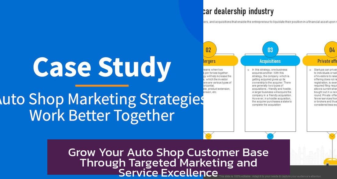 Grow Your Auto Shop Customer Base Through Targeted Marketing and Service Excellence