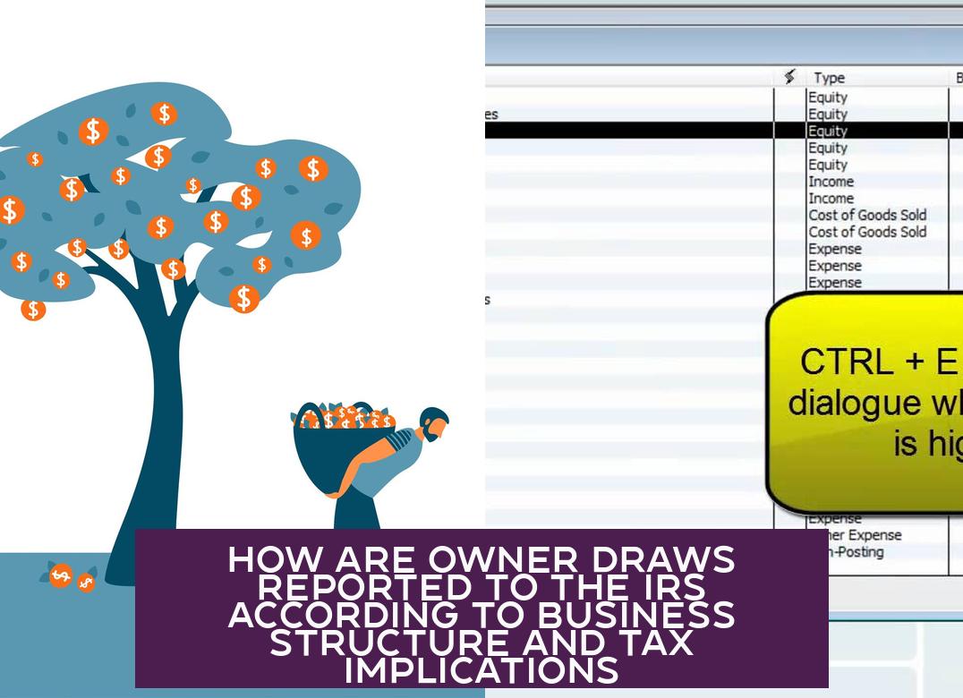 How Are Owner Draws Reported to the IRS According to Business Structure and Tax Implications