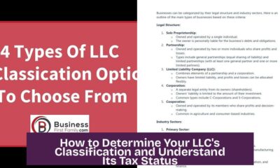 How to Determine Your LLC's Classification and Understand Its Tax Status