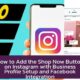 How to Add the Shop Now Button on Instagram with Business Profile Setup and Facebook Integration
