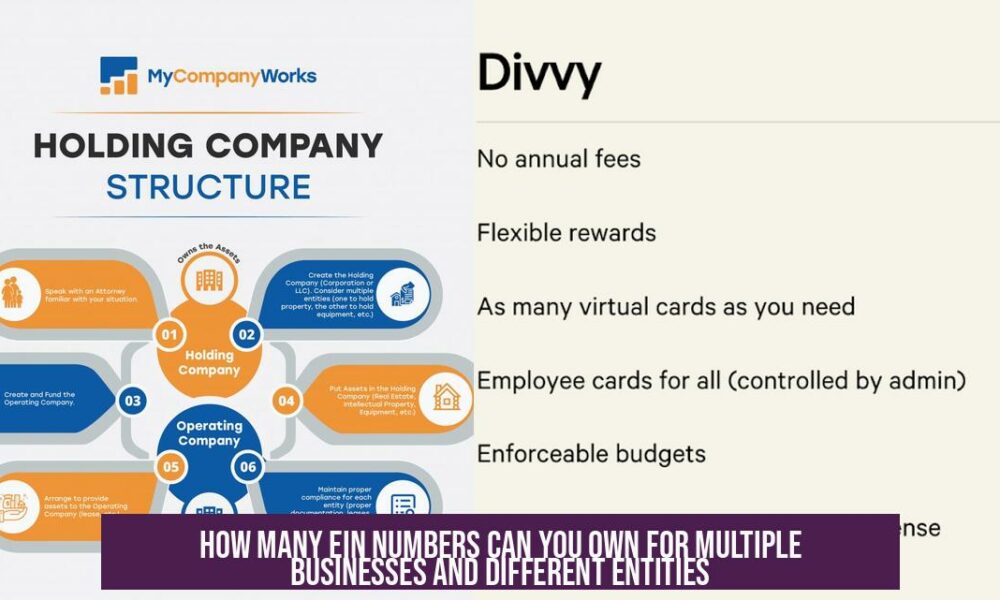How Many EIN Numbers Can You Own for Multiple Businesses and Different Entities