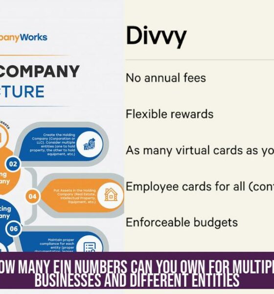 How Many EIN Numbers Can You Own for Multiple Businesses and Different Entities
