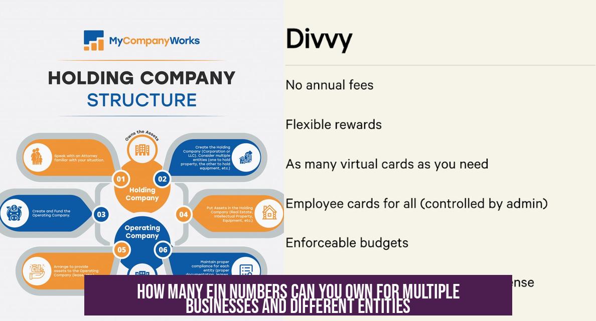 How Many EIN Numbers Can You Own for Multiple Businesses and Different Entities