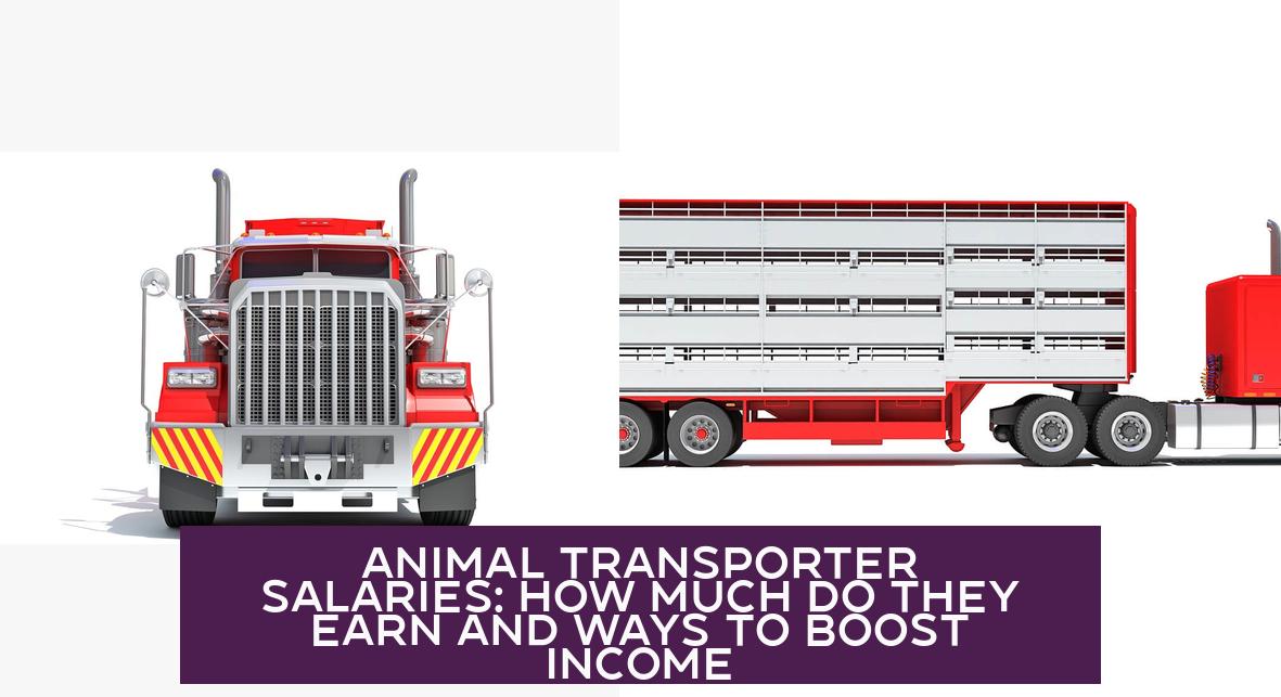 Animal Transporter Salaries: How Much Do They Earn and Ways to Boost Income