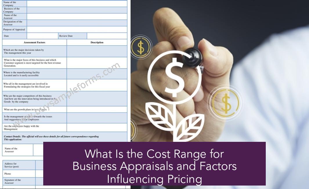 What Is the Cost Range for Business Appraisals and Factors Influencing Pricing