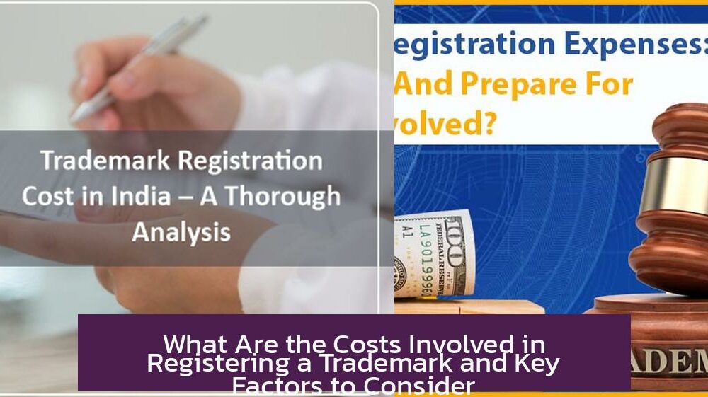 What Are the Costs Involved in Registering a Trademark and Key Factors to Consider
