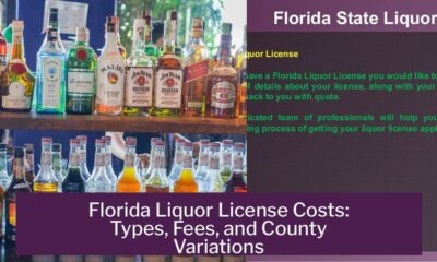 Florida Liquor License Costs: Types, Fees, and County Variations