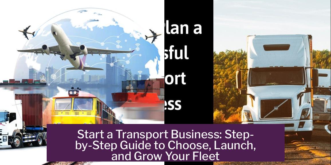 Start a Transport Business: Step-by-Step Guide to Choose, Launch, and Grow Your Fleet