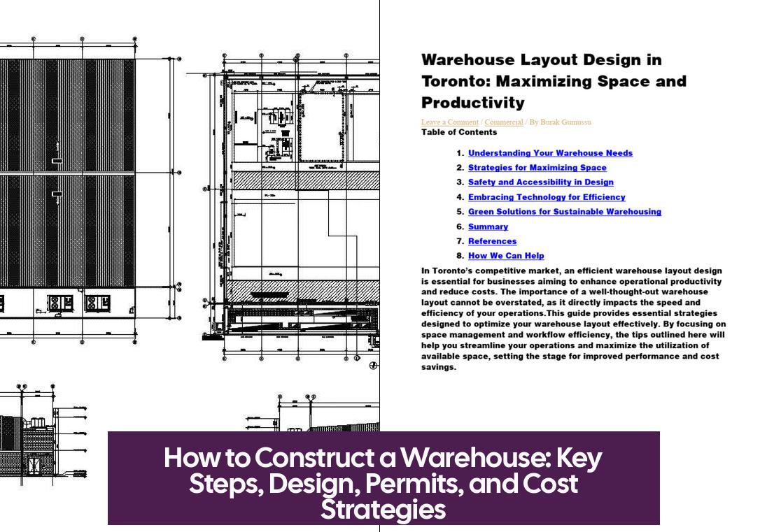 How to Construct a Warehouse: Key Steps, Design, Permits, and Cost Strategies