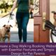 Create a Dog Walking Booking Website with Essential Features and Simple Design for Pet Parents