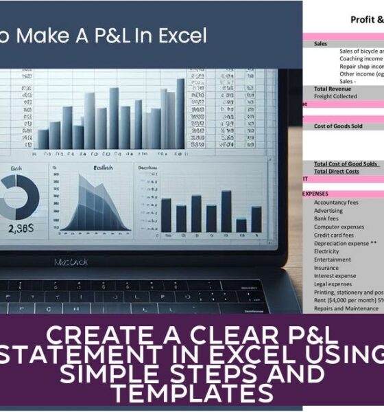 Create a Clear P&L Statement in Excel Using Simple Steps and Templates