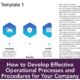 How to Develop Effective Operational Processes and Procedures for Your Company