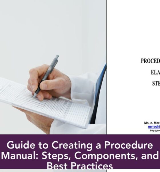 Guide to Creating a Procedure Manual: Steps, Components, and Best Practices