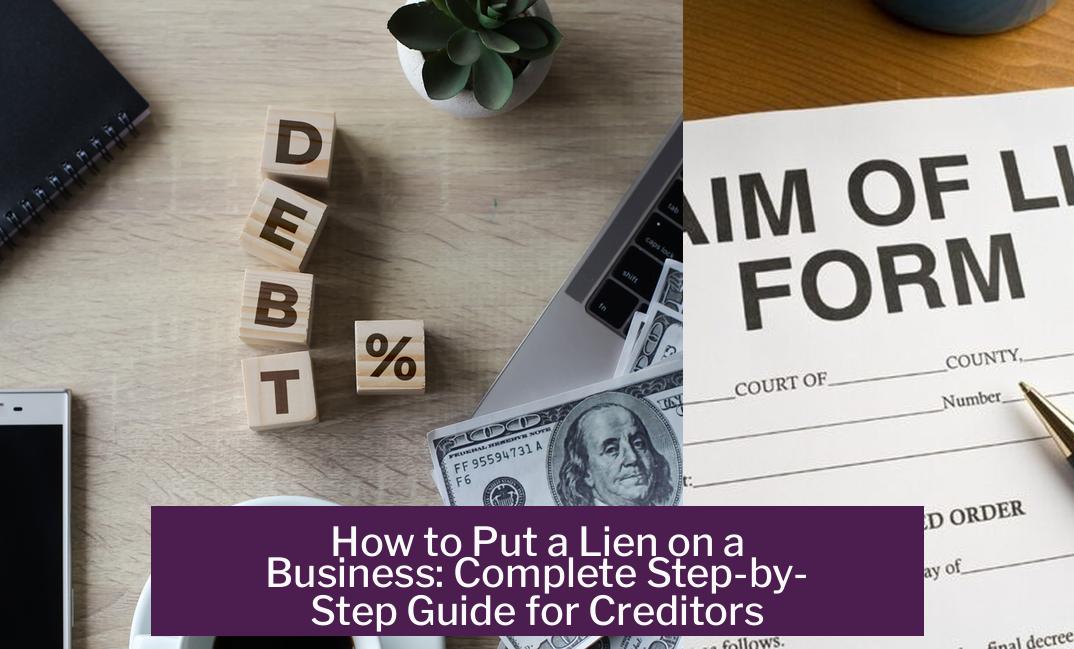 How to Put a Lien on a Business: Complete Step-by-Step Guide for Creditors