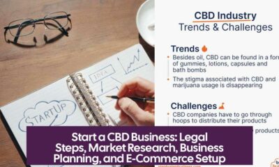Start a CBD Business: Legal Steps, Market Research, Business Planning, and E-Commerce Setup