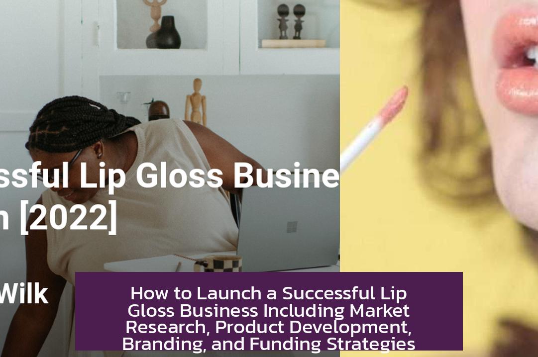How to Launch a Successful Lip Gloss Business Including Market Research, Product Development, Branding, and Funding Strategies
