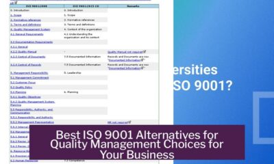 Best ISO 9001 Alternatives for Quality Management Choices for Your Business