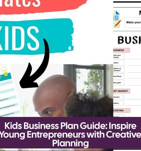 Kids Business Plan Guide: Inspire Young Entrepreneurs with Creative Planning