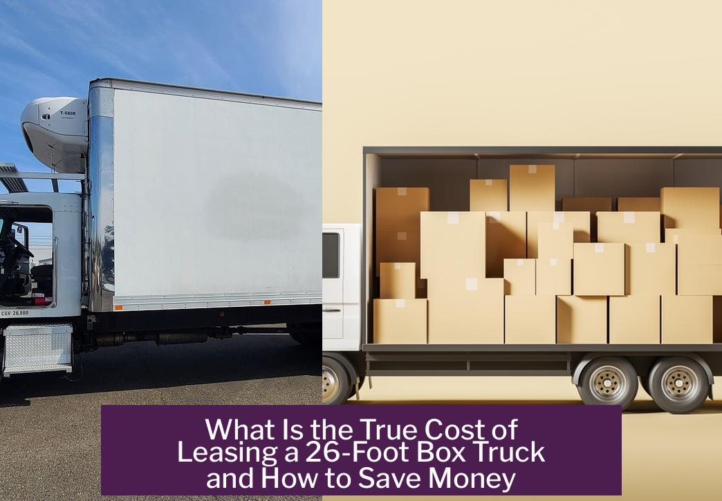 What Is the True Cost of Leasing a 26-Foot Box Truck and How to Save Money