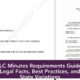 LLC Minutes Requirements Guide: Legal Facts, Best Practices, and State Variations