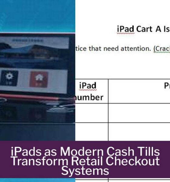 iPads as Modern Cash Tills Transform Retail Checkout Systems