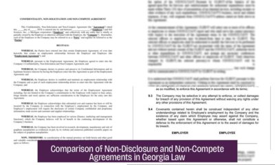 Comparison of Non-Disclosure and Non-Compete Agreements in Georgia Law