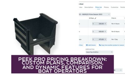 Peek Pro Pricing Breakdown: Custom Plans, Comparison, and Dynamic Features for Boat Operators