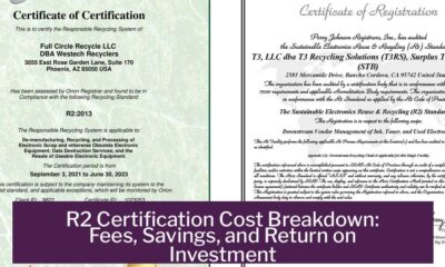 R2 Certification Cost Breakdown: Fees, Savings, and Return on Investment