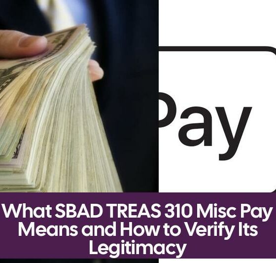 What SBAD TREAS 310 Misc Pay Means and How to Verify Its Legitimacy