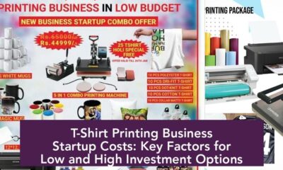 T-Shirt Printing Business Startup Costs: Key Factors for Low and High Investment Options