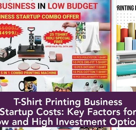 T-Shirt Printing Business Startup Costs: Key Factors for Low and High Investment Options