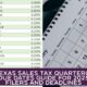 Texas Sales Tax Quarterly Due Dates Guide for 2025 Filers and Deadlines