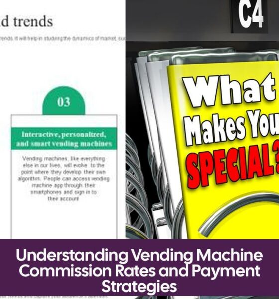 Understanding Vending Machine Commission Rates and Payment Strategies