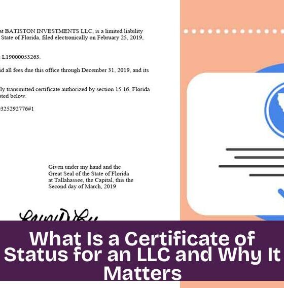 What Is a Certificate of Status for an LLC and Why It Matters