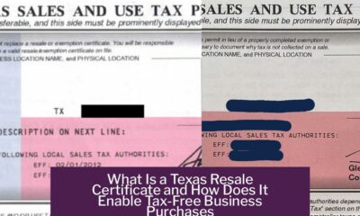 What Is a Texas Resale Certificate and How Does It Enable Tax-Free Business Purchases